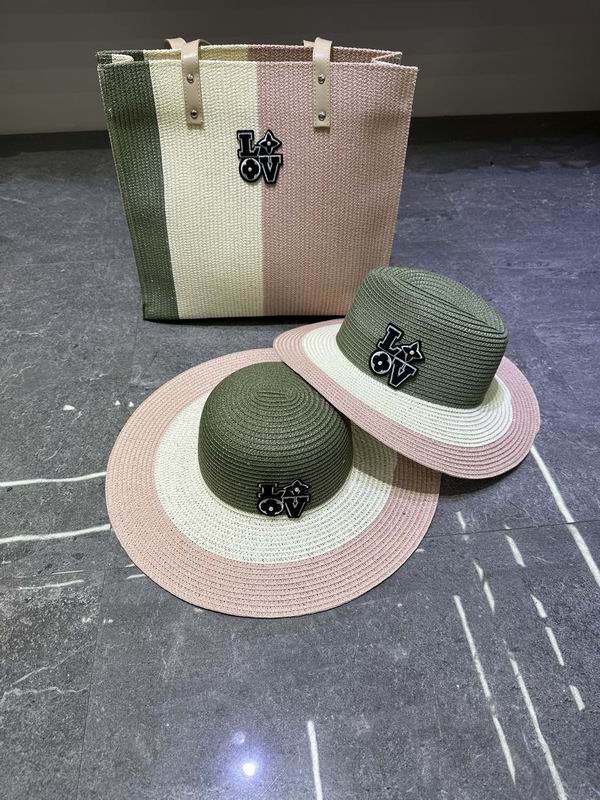 LV beach bag Hat dx (46)