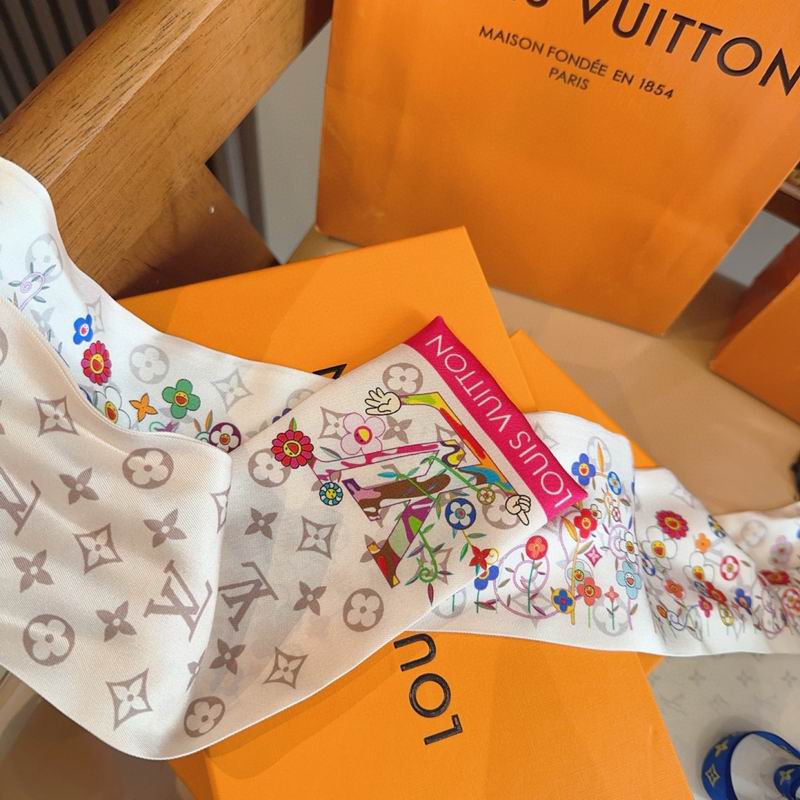 LV silk ribbon 120X5cm E01 (7)