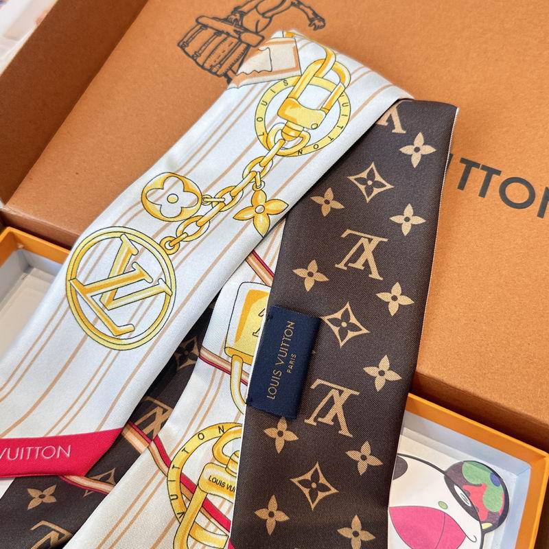 LV silk ribbon 120X5cm E08 (13)