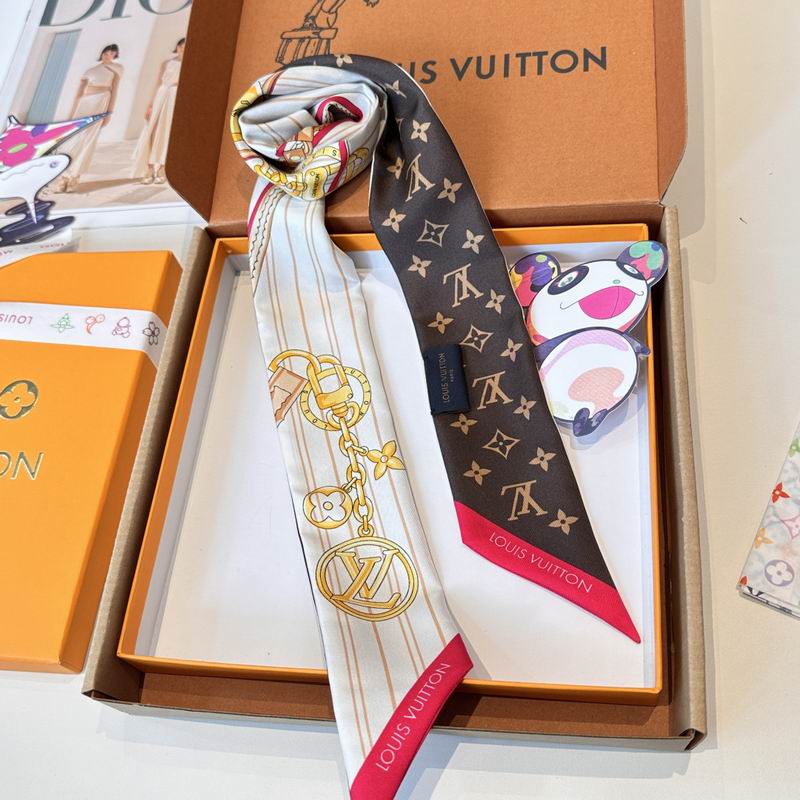 LV silk ribbon 120X5cm E08 (14)