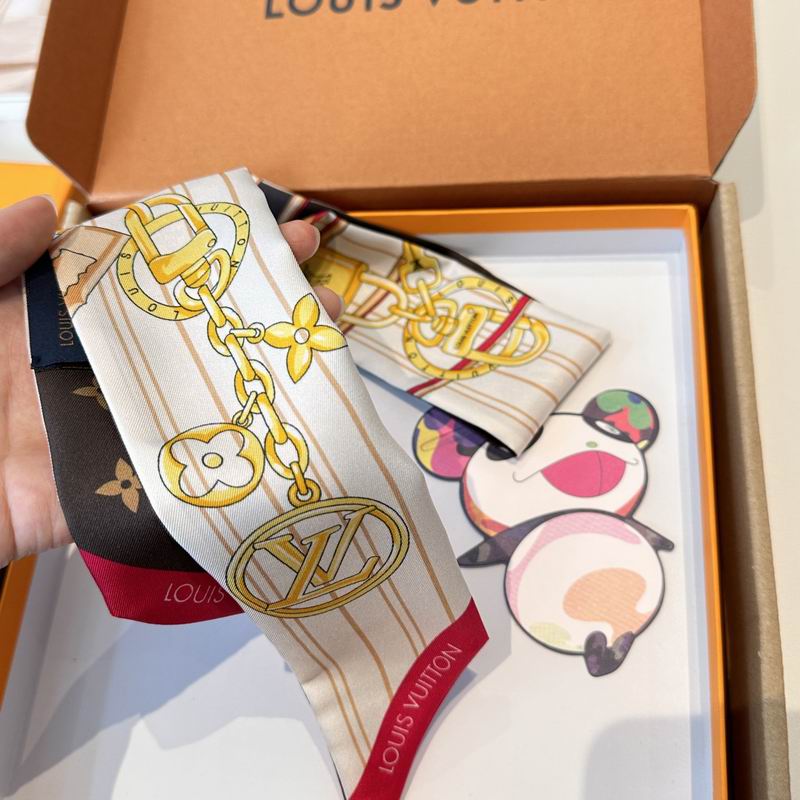 LV silk ribbon 120X5cm E08 (17)