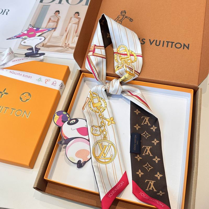 LV silk ribbon 120X5cm E08 (21)