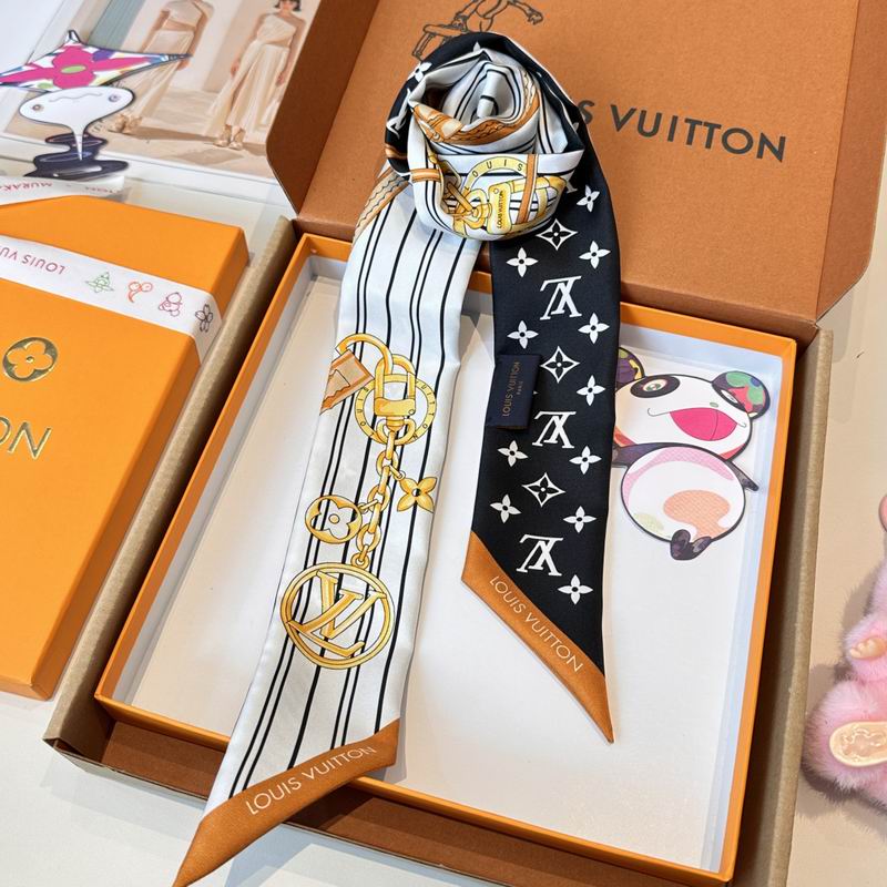 LV silk ribbon 120X5cm E08 (5)