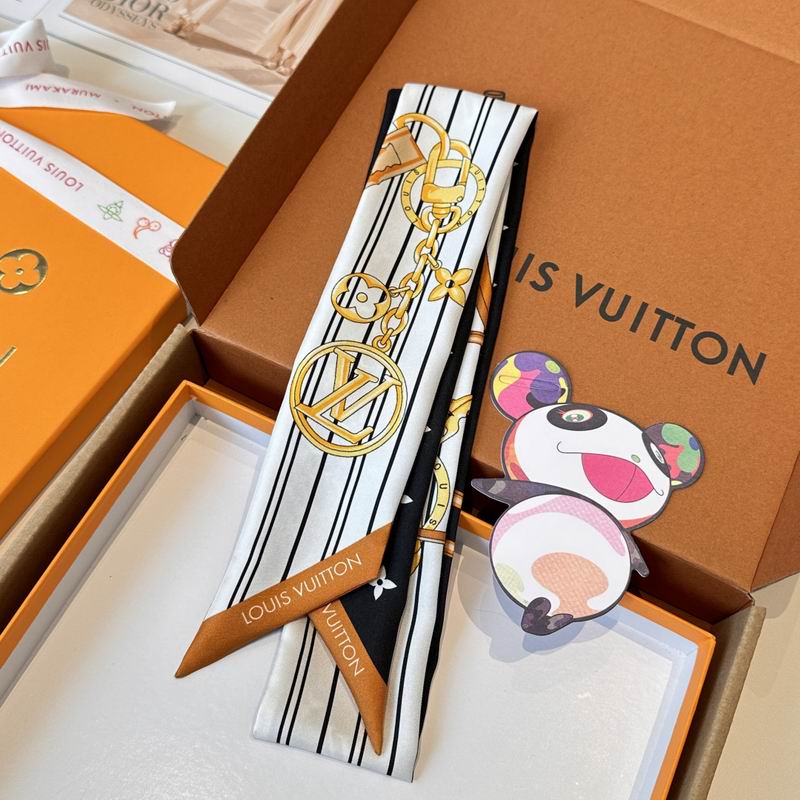 LV silk ribbon 120X5cm E08 (8)