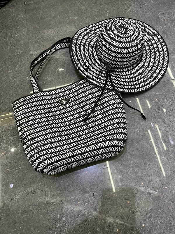 Prada beach bag dx (1011)