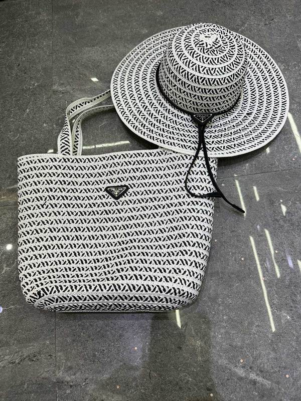 Prada beach bag dx (1014)