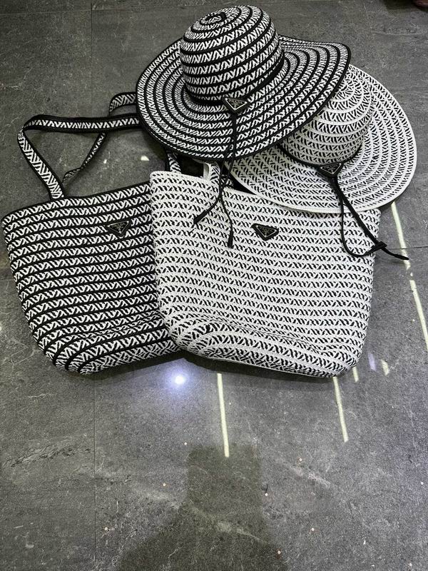 Prada beach bag dx (1016)