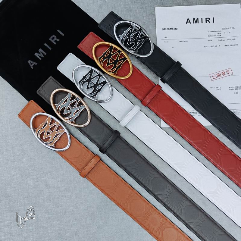 Amiri belt 38mmX90-125cm lb (33)