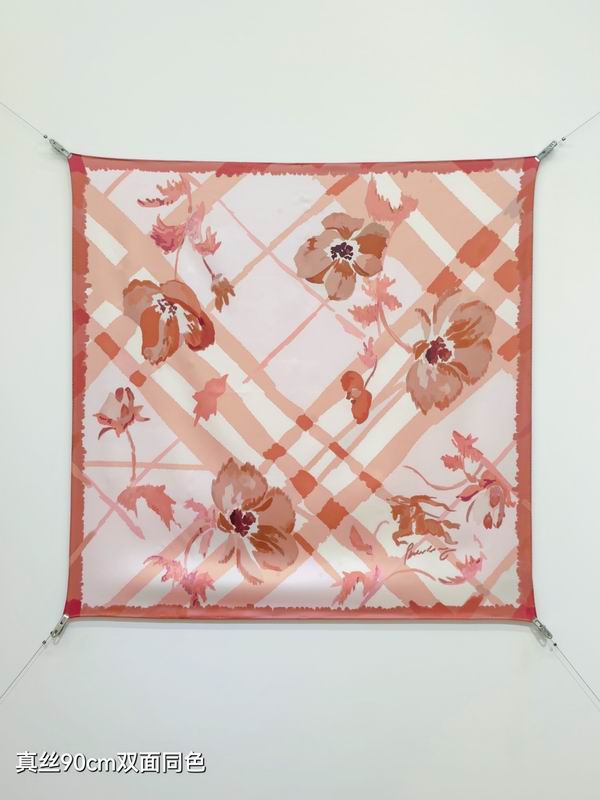 Burberry Silk Scarf 90X90cm E49 (20)