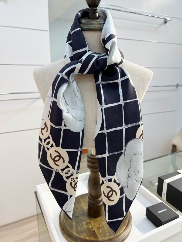 CHanel Silk Scarf 90X90cm E01 (2)