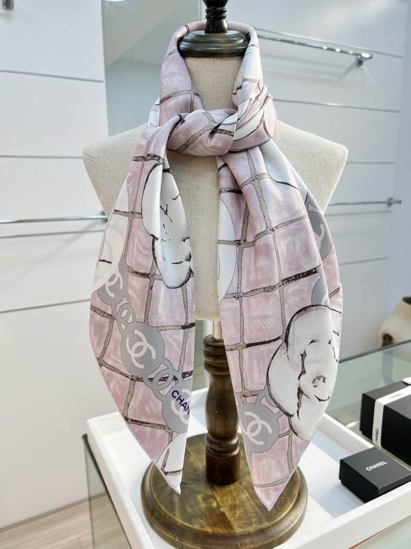 CHanel Silk Scarf 90X90cm E01 (20)