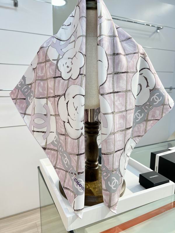 CHanel Silk Scarf 90X90cm E01 (24)