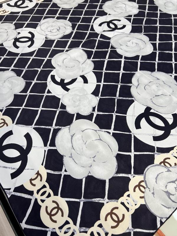 CHanel Silk Scarf 90X90cm E01 (3)