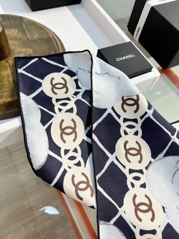 CHanel Silk Scarf 90X90cm E01 (5)