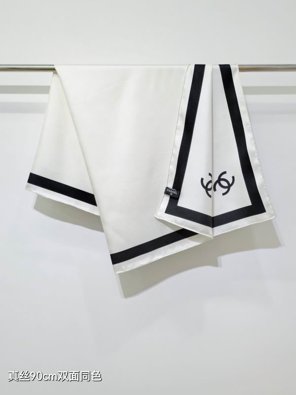 CHanel Silk Scarf 90X90cm E12 (3)