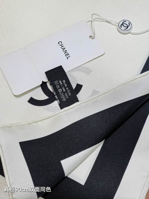 CHanel Silk Scarf 90X90cm E12 (5)