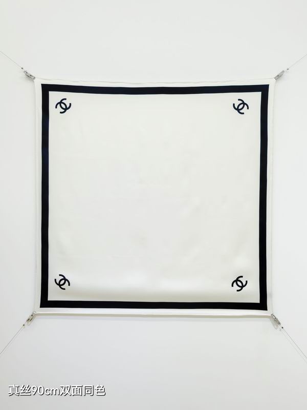 CHanel Silk Scarf 90X90cm E12 (9)