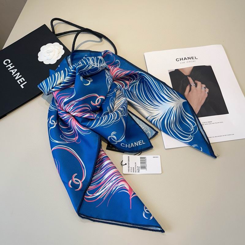 CHanel Silk Scarf 90X90cm E46 (14)