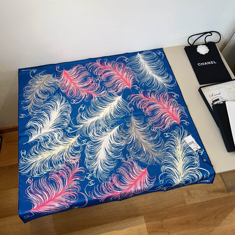 CHanel Silk Scarf 90X90cm E46 (18)