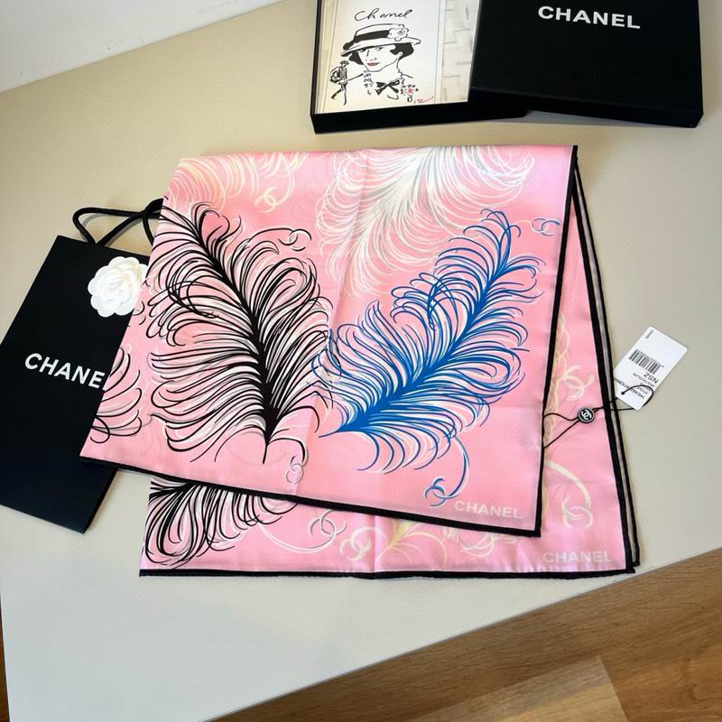 CHanel Silk Scarf 90X90cm E46 (23)