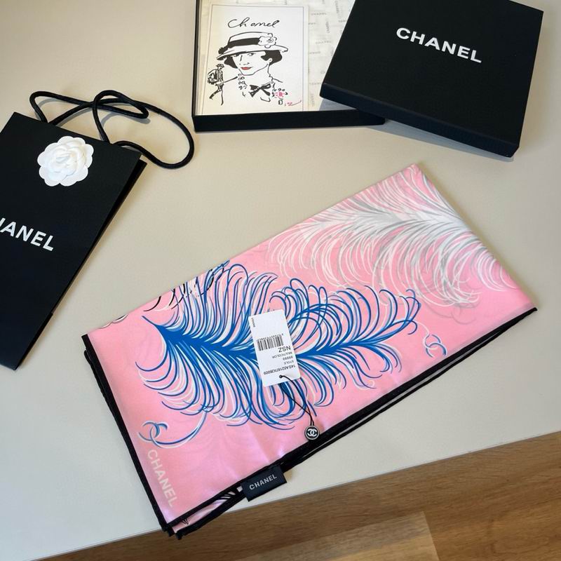 CHanel Silk Scarf 90X90cm E46 (24)