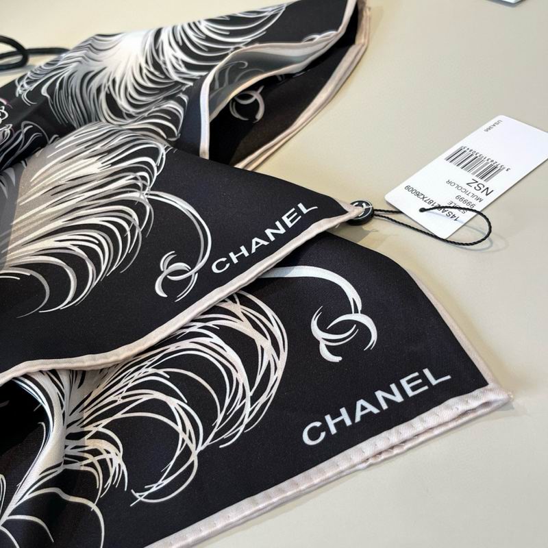 CHanel Silk Scarf 90X90cm E46 (3)
