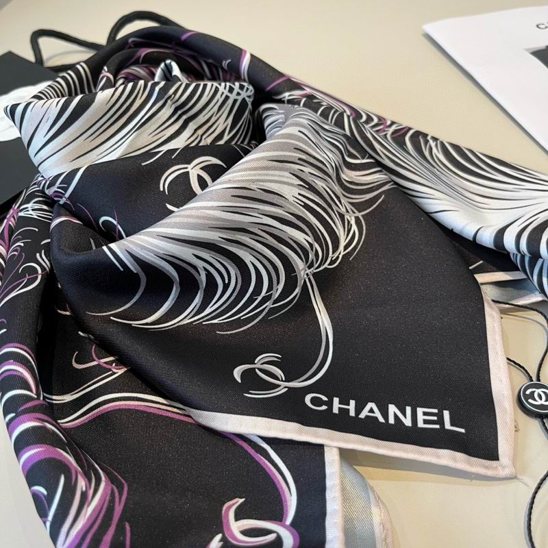 CHanel Silk Scarf 90X90cm E46 (4)
