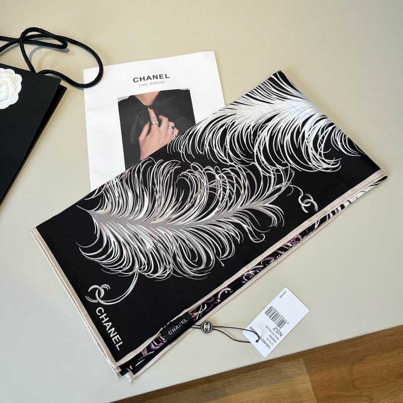 CHanel Silk Scarf 90X90cm E46 (6)