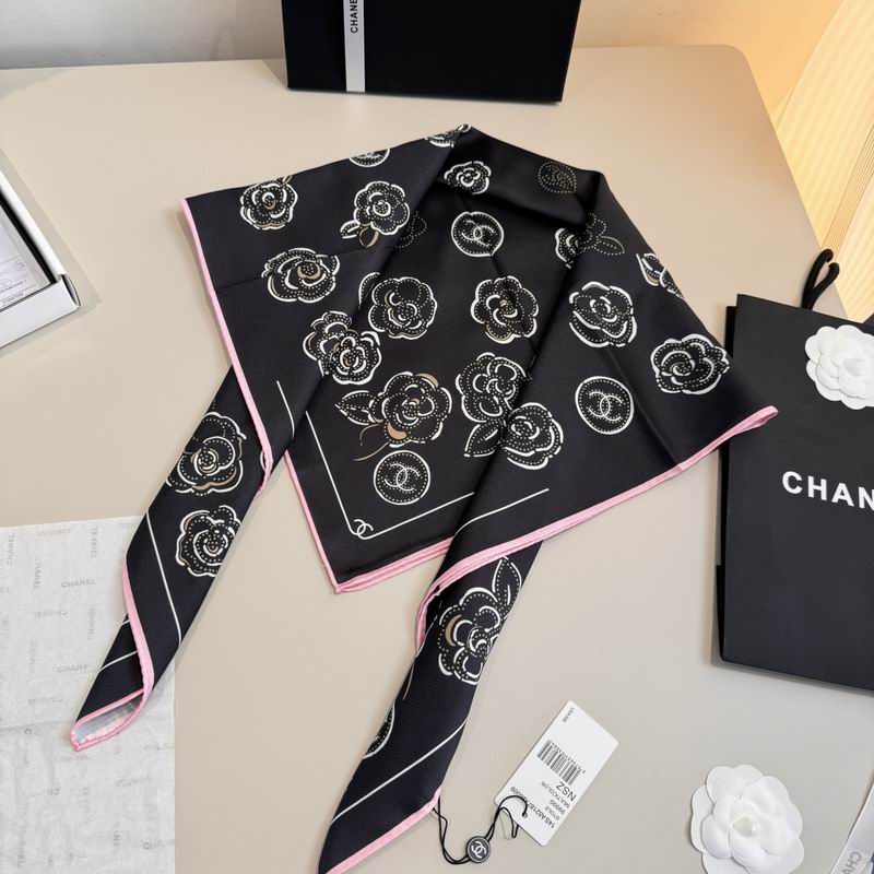 CHanel Silk Scarf 90X90cm E47 (4)