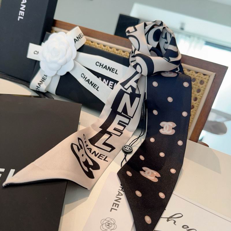 CHanel Silk ribbon 6X120cm E09 (5)