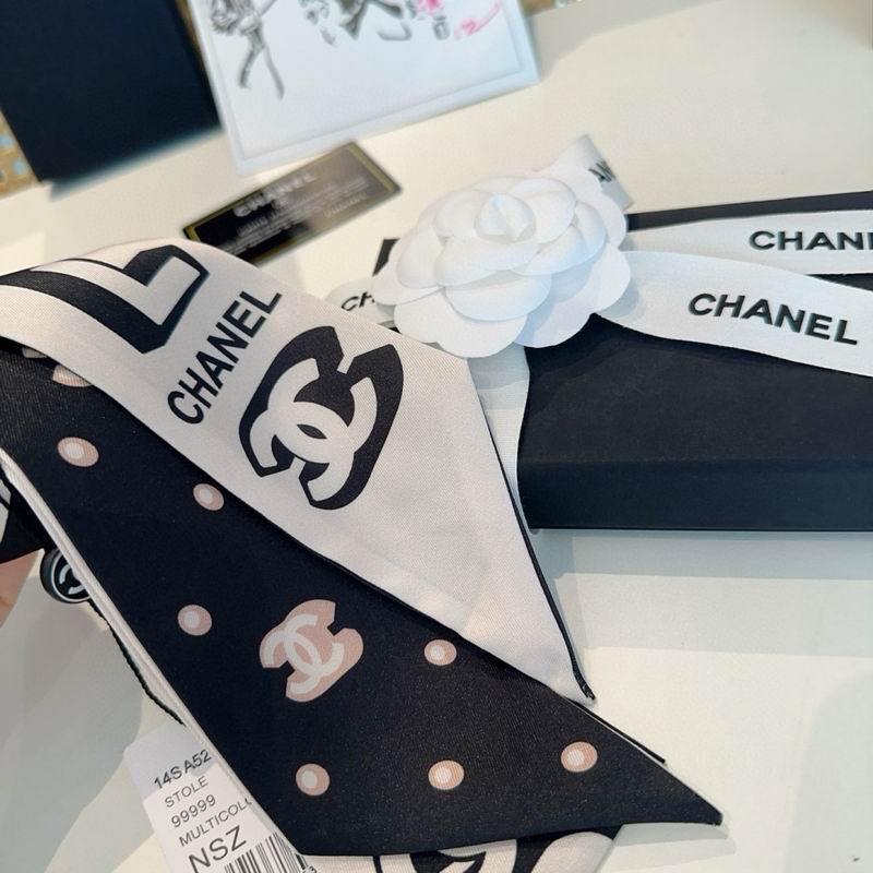 CHanel Silk ribbon 6X120cm E09 (6)