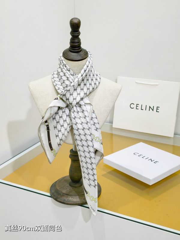 Celine Silk Scarf 90X90cm E05 (2)