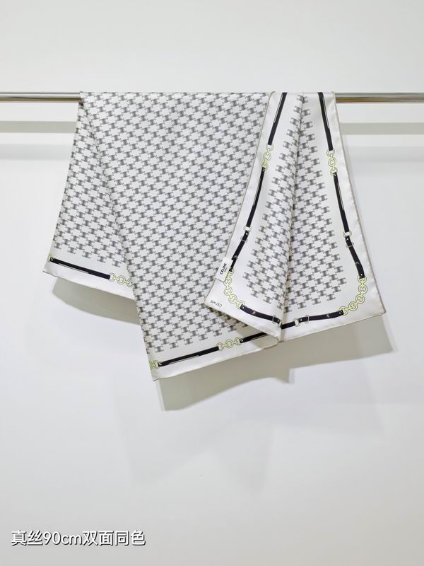 Celine Silk Scarf 90X90cm E05 (3)