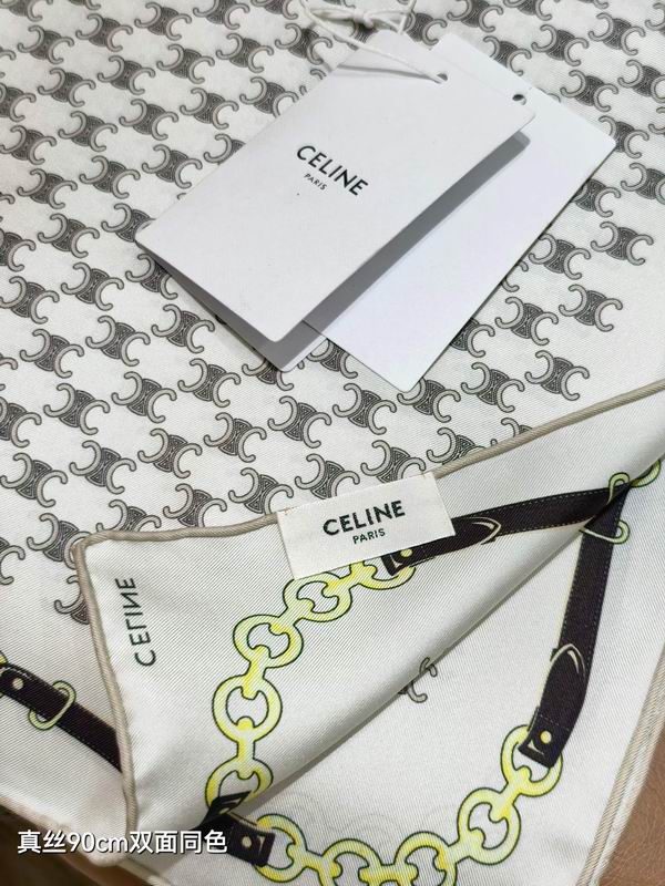 Celine Silk Scarf 90X90cm E05 (4)