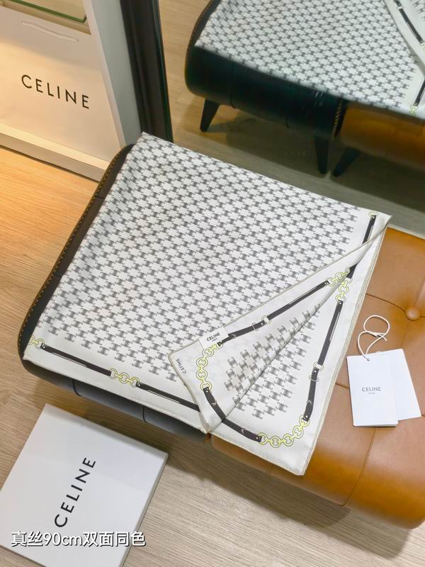 Celine Silk Scarf 90X90cm E05 (7)
