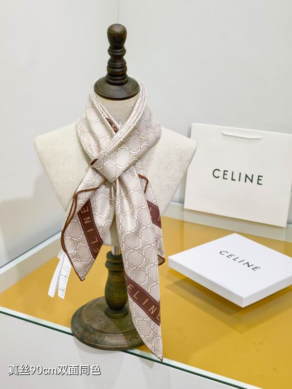 Celine Silk Scarf 90X90cm E11 (1)