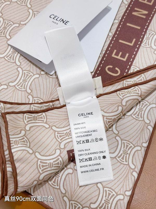 Celine Silk Scarf 90X90cm E11 (4)