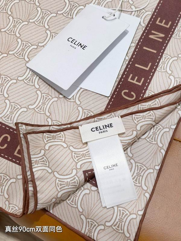 Celine Silk Scarf 90X90cm E11 (5)