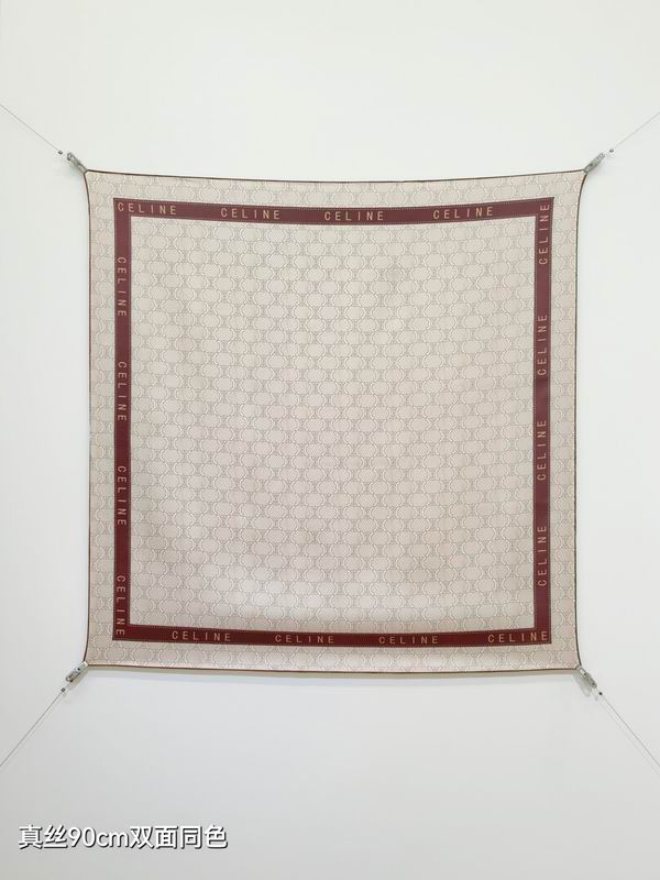 Celine Silk Scarf 90X90cm E11 (9)