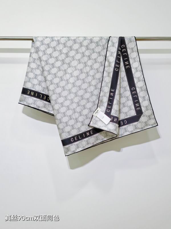 Celine Silk Scarf 90X90cm E12 (12)