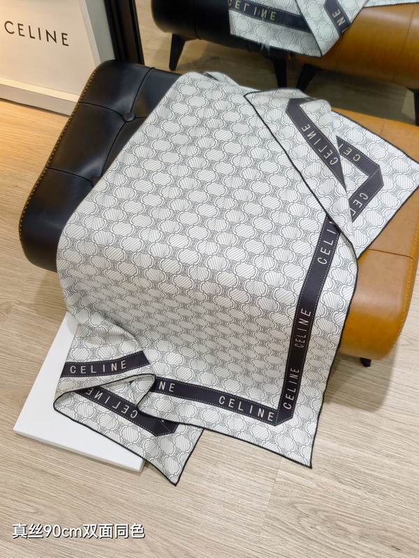 Celine Silk Scarf 90X90cm E12 (16)