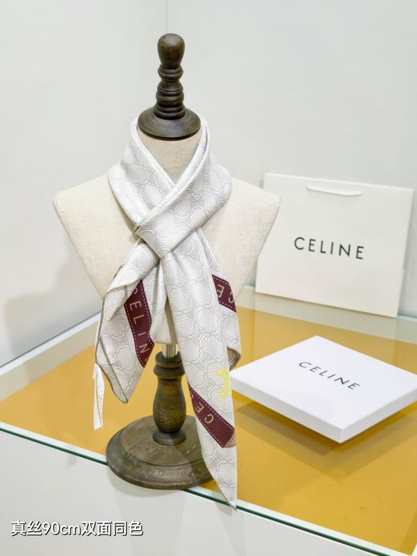 Celine Silk Scarf 90X90cm E12 (2)