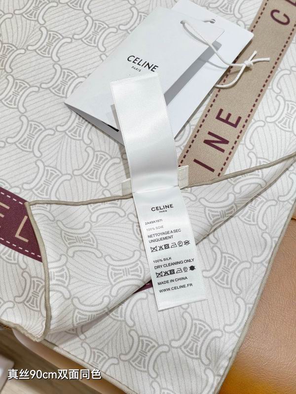 Celine Silk Scarf 90X90cm E12 (4)