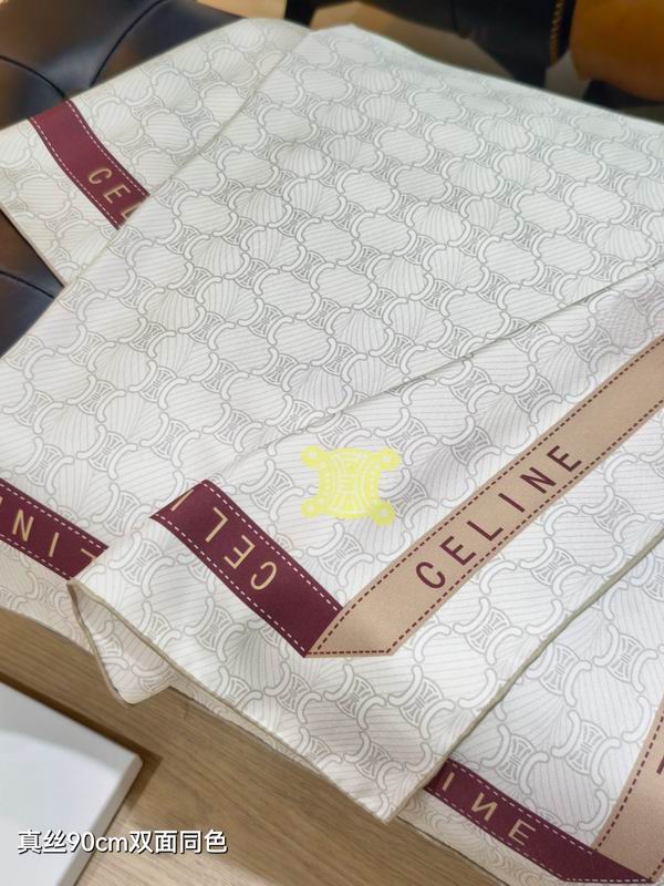 Celine Silk Scarf 90X90cm E12 (6)