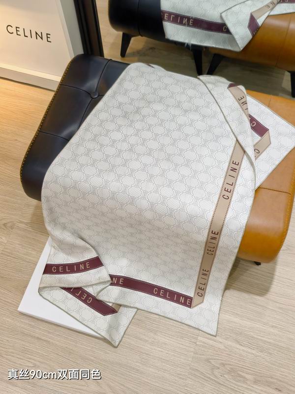Celine Silk Scarf 90X90cm E12 (7)