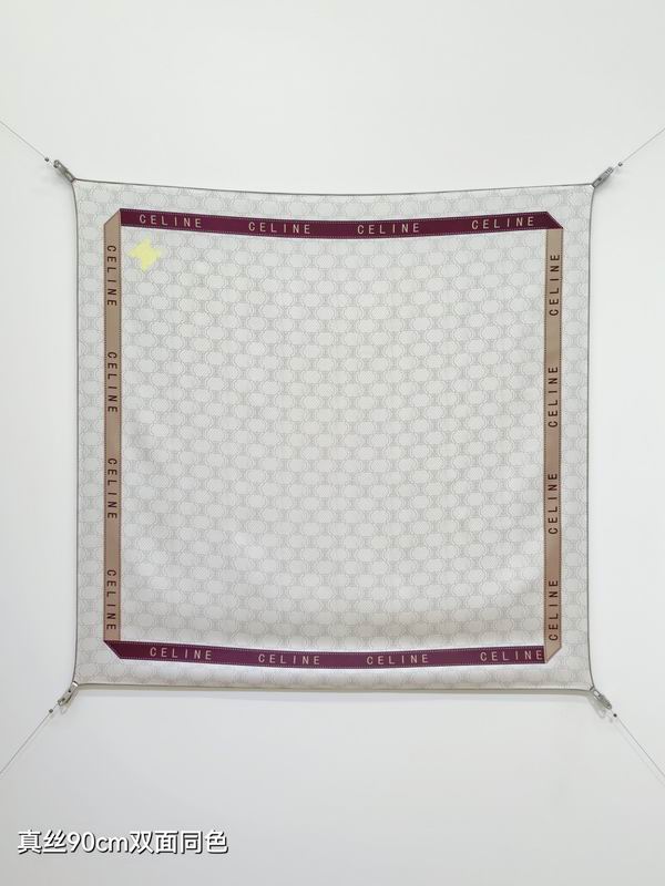 Celine Silk Scarf 90X90cm E12 (9)