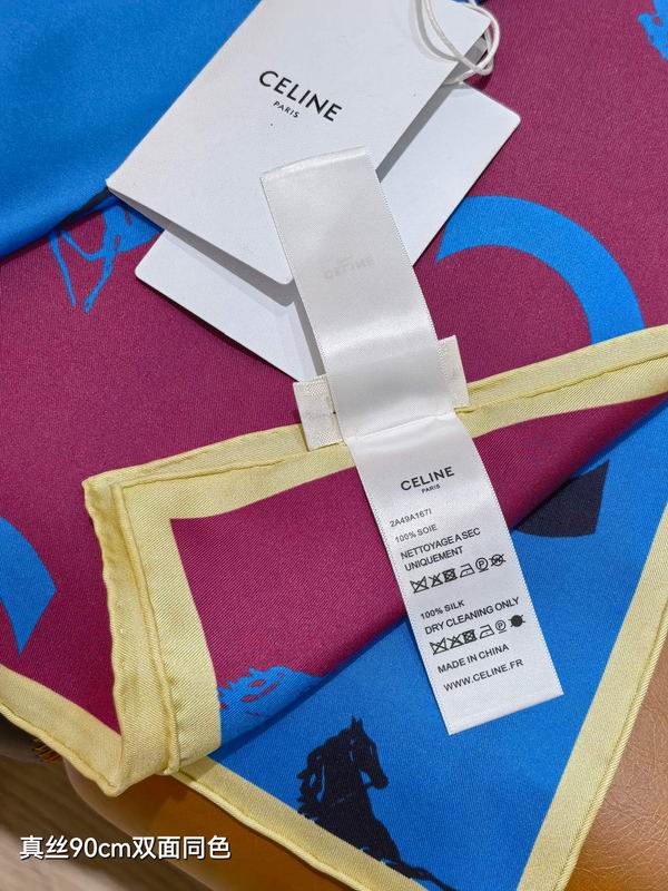Celine Silk Scarf 90X90cm E13 (2)