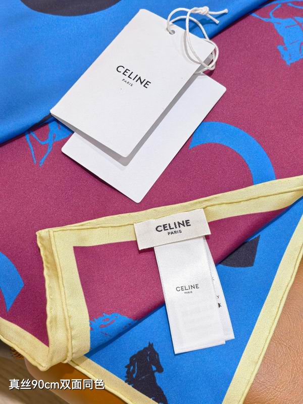 Celine Silk Scarf 90X90cm E13 (3)
