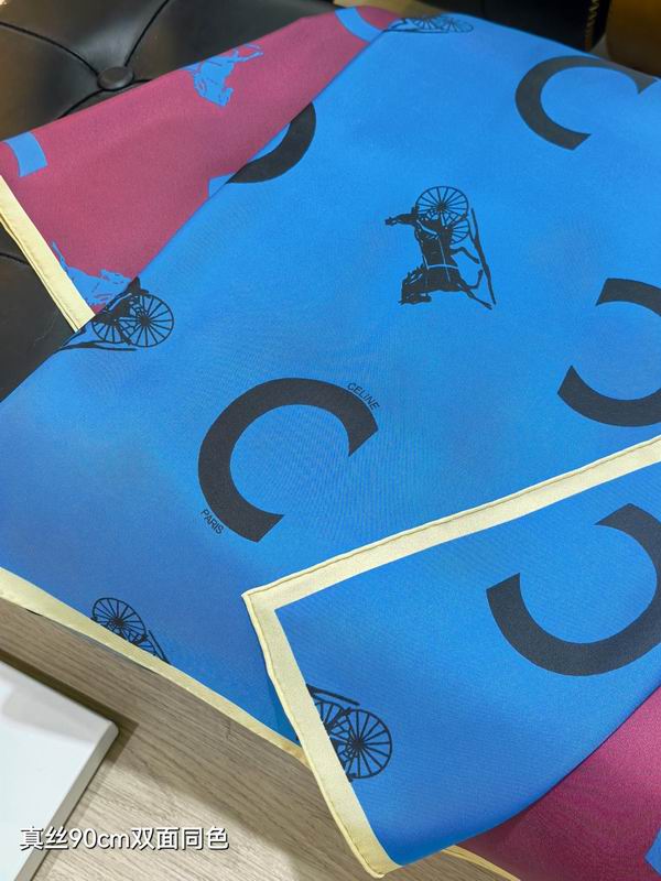 Celine Silk Scarf 90X90cm E13 (4)