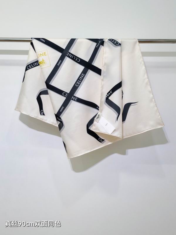 Celine Silk Scarf 90X90cm E31 (11)